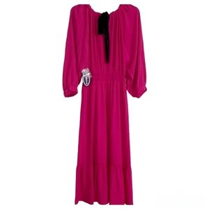 Scoop Magenta Maxi Dress